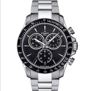 Tissot T-Sport V8 Black Dial Chronograph Watch